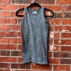 Athleta Womens Medium Heathered Gray  Active Racerback Tank Top